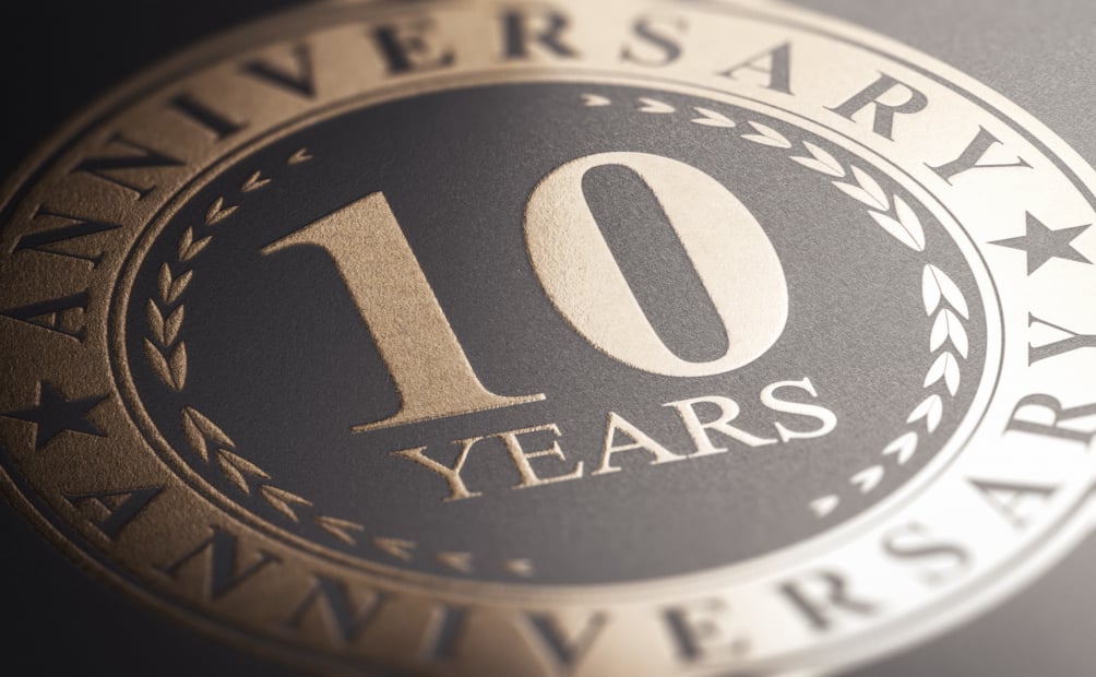 10 years achievements 